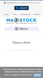 Mobile Screenshot of maqstock.pl